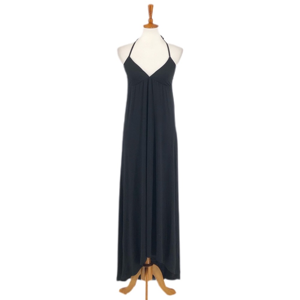 Vicious Young Babes Black Halter Dress